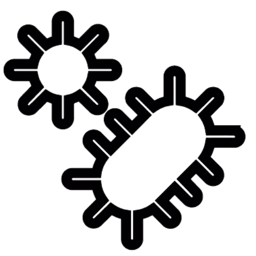 إضعاف الفيروسات والبكتيريات الضارة